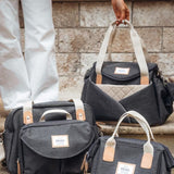 Sac a langer - BEABA - SYDNEY - Gris chiné foncé