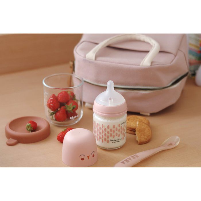 Sac repas isotherme Rose poudré