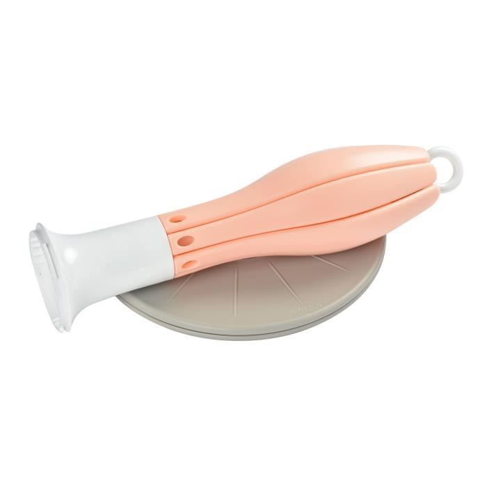Béaba Biberonnerie Egouttoir Fleur Pliable Rose