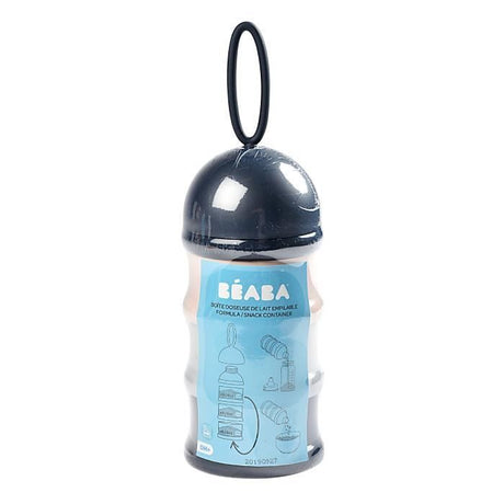 BÉABA - Boite doseuse de lait empilable - 100% hermétique - 3 compartiments - Grande contenance - Rose
