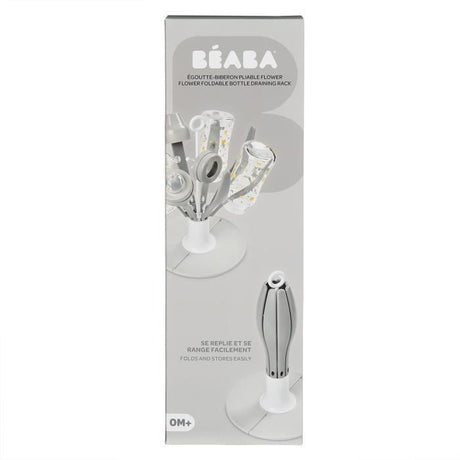 Béaba Egoutte Biberon Pliable Flower Grey