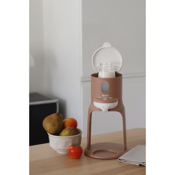 BÉABA - Bib'Expresso - Préparateur-Chauffe Biberon/Petits pots - Température Exacte - Instantané - Bain Marie - Pralin
