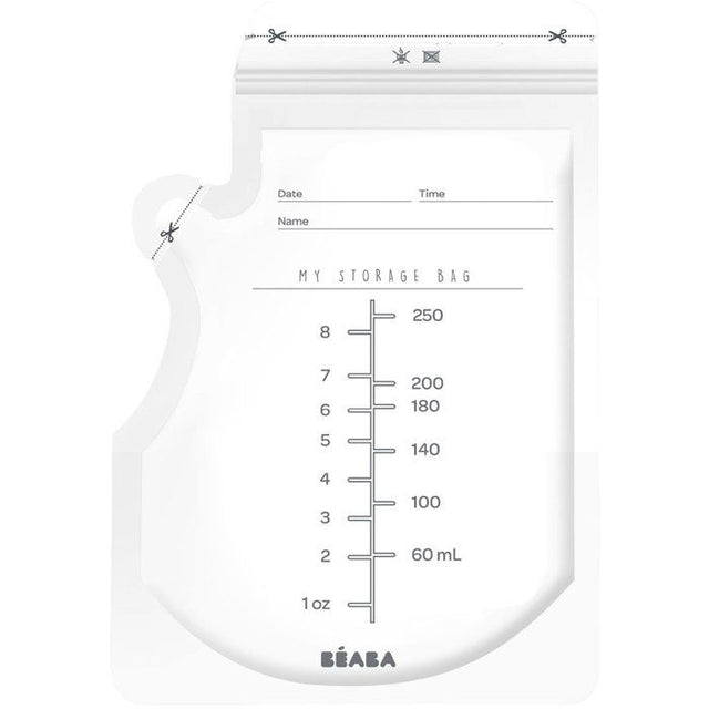 50 Sachets de conservation pour lait maternel - BEABA - 250 ml