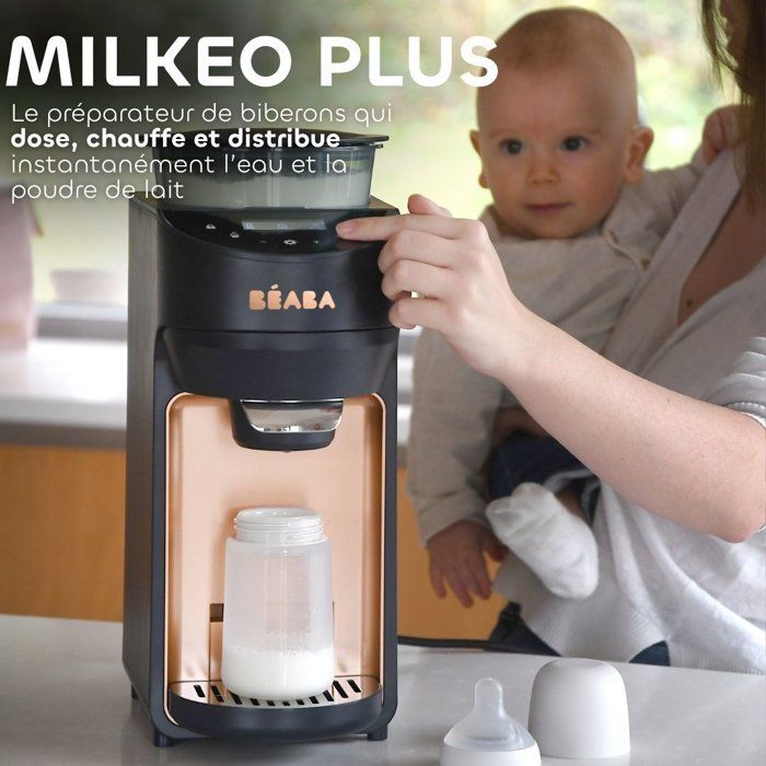 Préparateur de biberons - BEABA - MILKEO Plus V2 - Bleu nuit