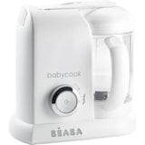 BÉABA - Babycook Solo - Robot Bébé 4 en 1 Mixeur-Cuiseur - Cuisson Vapeur - Blanc