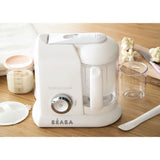 BÉABA - Babycook Solo - Robot Bébé 4 en 1 Mixeur-Cuiseur - Cuisson Vapeur - Blanc