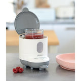 BÉABA - Bib'Expresso - Préparateur-Chauffe Biberon/Petits pots - Température Exacte - Instantané - Bain Marie - Blanc