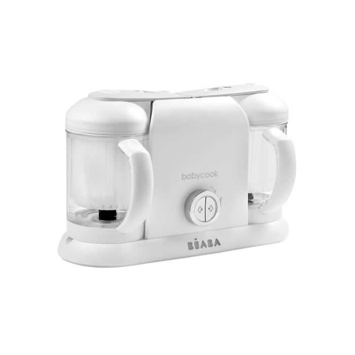 BEABA, Babycook Duo, robot bÈbÈ 4 en 1, contenance XXL, blanc