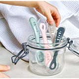Béaba Repas Set de 4 Cuillleres Silicone 2eme Âge