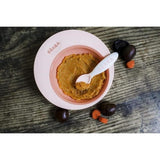 BÉABA, Set Premiers Couverts ergonomiques, 6 Cuilleres et 4 Fourchettes, Manche court et arrondis, Prise en main facile pour Bébé