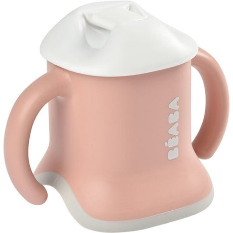 Tasse 3-en-1 - BEABA - Evoluclip - Vieux rose