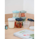 Pack 1er repas BEABA - Portions clip de conservation - Eucalyptus - 12 portions et 2 cuilleres