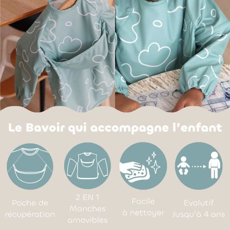 Coffret cadeau 1er repas - BEABA - Vert Sauge