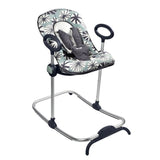 BÉABA, Transat Up and Down III, Transat Bébé, 3 Positions d'Inclinaison, 4 Hauteurs, Harnais Sécurité 5 Points, Nymphea