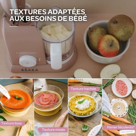 BÉABA - Babycook Solo - Robot Bébé 4 en 1 Mixeur-Cuiseur - Cuisson Vapeur - Pralin