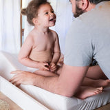 BÉABA - Matelas a Langer Sofalange - Made In France - Concept Breveté - Plan a Langer Incliné - Limite Les Reflux - oekotex - Blanc