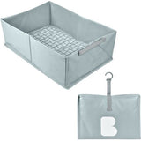 BÉABA - Baignoire Pliable bébé Des la Naissance - Ultra Compacte - Baignoire Pop Up Camele'o, Bleu
