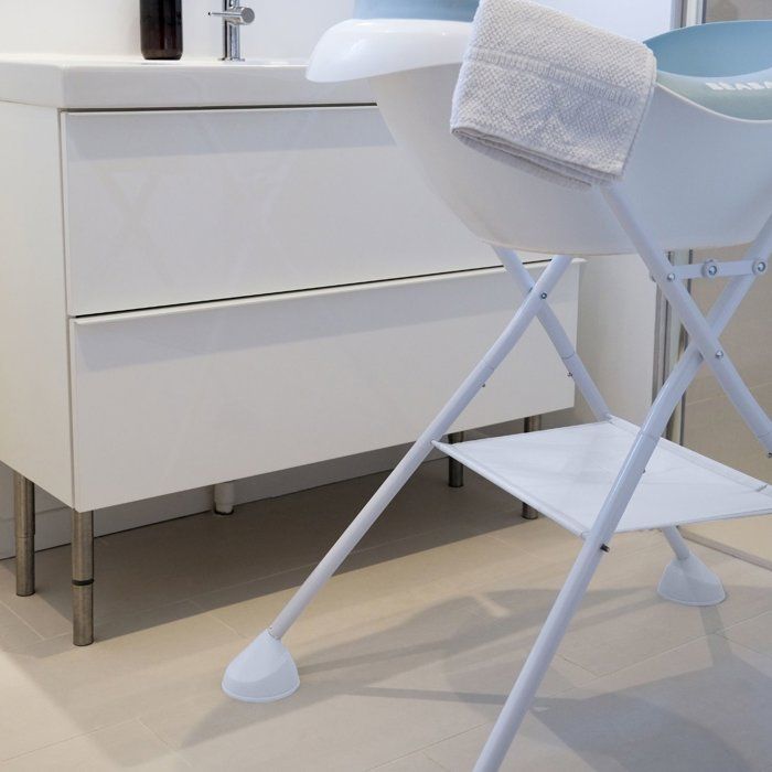 Support pied - BEABA - Pour baignoire Camélé'O - Pliable - Blanc