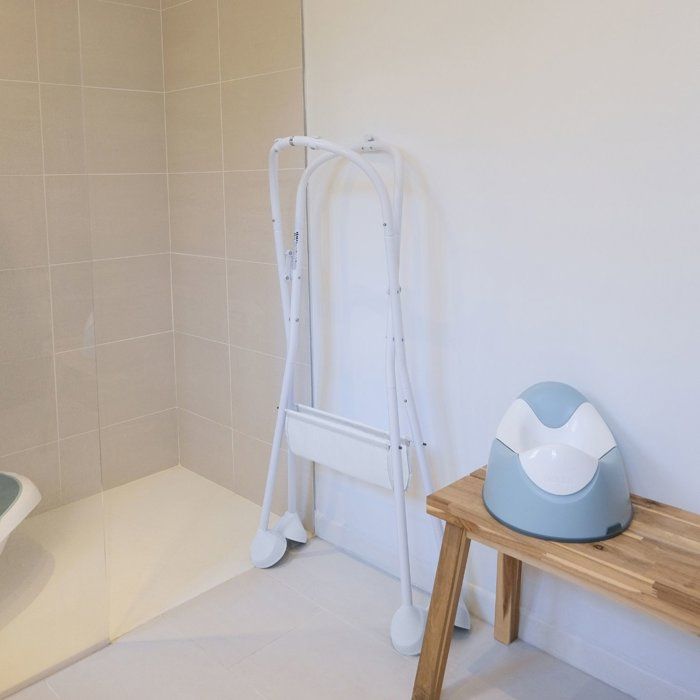 Support pied - BEABA - Pour baignoire Camélé'O - Pliable - Blanc