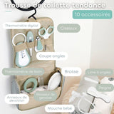 Trousse de toilette - BEABA - 10 accessoires - Vert sauge