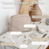 Trousse de toilette nomade - BEABA - 7 accessoires - Argile