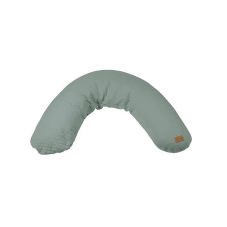 BÉABA - Big Flopsy™ - Coussin de grossesse et d'allaitement - Fleur de coton - 180 cm - Vert Sauge