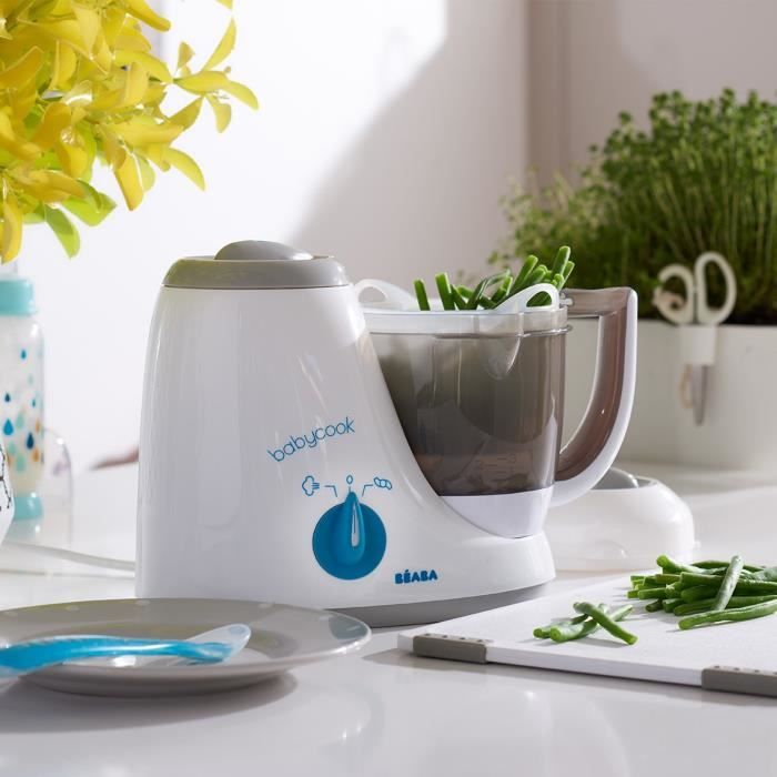 BÉABA - Babycook Original - Robot Bébé 4 en 1 Mixeur-Cuiseur - Cuisson Vapeur - Décongélation