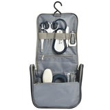 BÉABA - Trousse de Toilette Bébé - 9 Accessoires - Thermometre Bain et Digital - Anneau Dentition - Masseur de Gencives - Night Blue