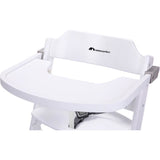 BEBECONFORT Timba Chaise haute bébé, Chaise bois, De 6 mois a 10 ans (30kg), Blanc
