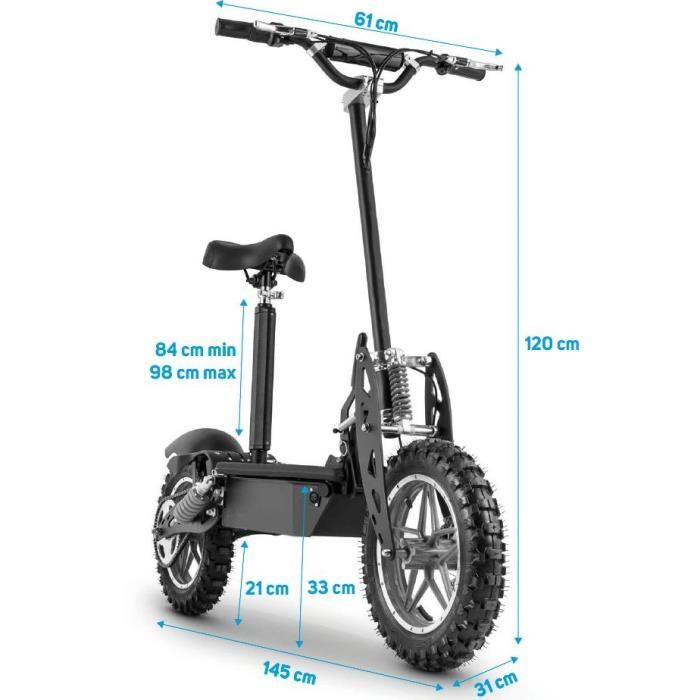 Trottinette Èlectrique Cross - BEEPER FX1000 - 1000W - Batterie Plomb - 36V