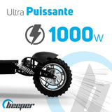 Trottinette Èlectrique BEEPER Cross FX1000-S - 1000 W - Pliable - Batterie Plomb - 36 V - Sans selle