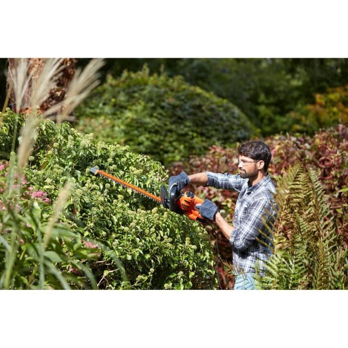 Taille-haies électrique filaire - BLACK&DECKER - BEHTS301-QS - 500W - Lame 50cm