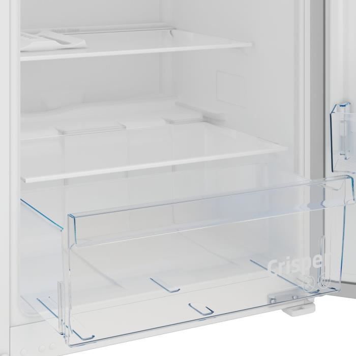 Réfrigérateur - BEKO - BSSA210K4SN - 1 porte - Intégrable - 175 L (156 L + 19 L) - Largeur 54 cm - Froid statique - Classe E