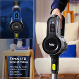 BEKO VRT84225VI - Aspirateur Balai sans fil - Puissance d'aspiration 100 Air Watts - Brosse éclairée - Autonomie jusqu'a 45 minutes
