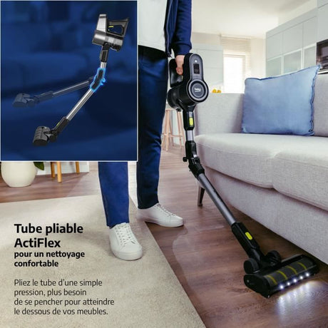 BEKO VRT84225VI - Aspirateur Balai sans fil - Puissance d'aspiration 100 Air Watts - Brosse éclairée - Autonomie jusqu'a 45 minutes