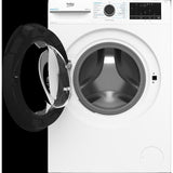 Lave-linge hublot BEKO Série b300 BM3WFU410411B - 10 kg - Induction - L60cm - 1400 trs/min - Classe A - Blanc