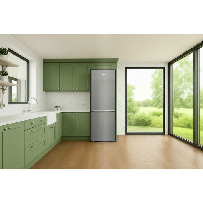 Réfrigérateur combiné - BEKO Série bPro 500 - B5RCNA346HG - 2 portes - 301 L - Classe C - 59,5 x 66,5 x 179,6 cm - Manhattan Grey