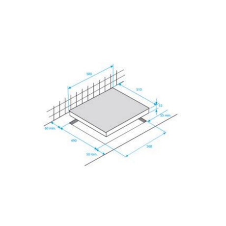 Table de cuisson ŕ gaz - BEKO - 2 foyers - 30 cm - Inox - HDCG32220FX