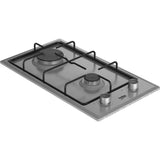 Table de cuisson ŕ gaz - BEKO - 2 foyers - 30 cm - Inox - HDCG32220FX