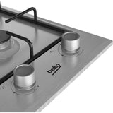 Table de cuisson ŕ gaz - BEKO - 2 foyers - 30 cm - Inox - HDCG32220FX