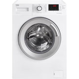 Lave-linge hublot BEKO b100 WTV9712BS1W - 9 kg - Induction - L60cm - 1400 trs/min - Blanc