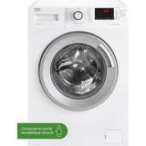 Lave-linge hublot BEKO b100 WTV9712BS1W - 9 kg - Induction - L60cm - 1400 trs/min - Blanc