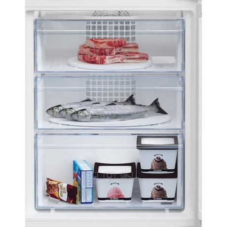 Réfrigérateur combiné - BEKO - BCHA275K4SN - Intégrable - 262 L (193 + 69) - FrostFree - Classe E - HarvestFresh - 177.5x54x54.5