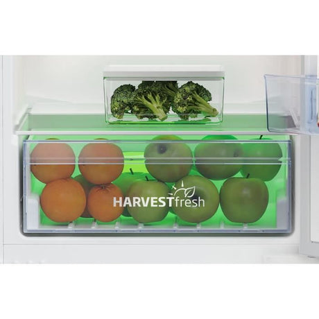 Réfrigérateur combiné - BEKO - BCHA275K4SN - Intégrable - 262 L (193 + 69) - FrostFree - Classe E - HarvestFresh - 177.5x54x54.5