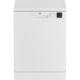 Lave-vaisselle pose libre BEKO DVN06430W b100 - 14 couverts - L60cm - 47 dB - Classe D - Blanc