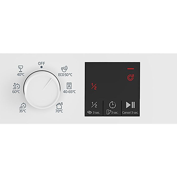 Lave-vaisselle pose libre BEKO DVN06430W b100 - 14 couverts - L60cm - 47 dB - Classe D - Blanc