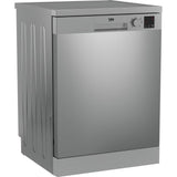 Lave-vaisselle pose libre BEKO Série b100 DVN06430X - 14 couverts - L60cm - 47 dB - Ouverture auto - Inox