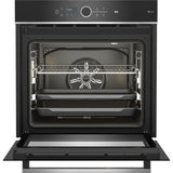 Four encastrable multifonction - Pyrolyse - BEKO - BBIM13500XPSW - Inox / Noir - Porte froide - 59,4 x 56,7 x 59,5 cm