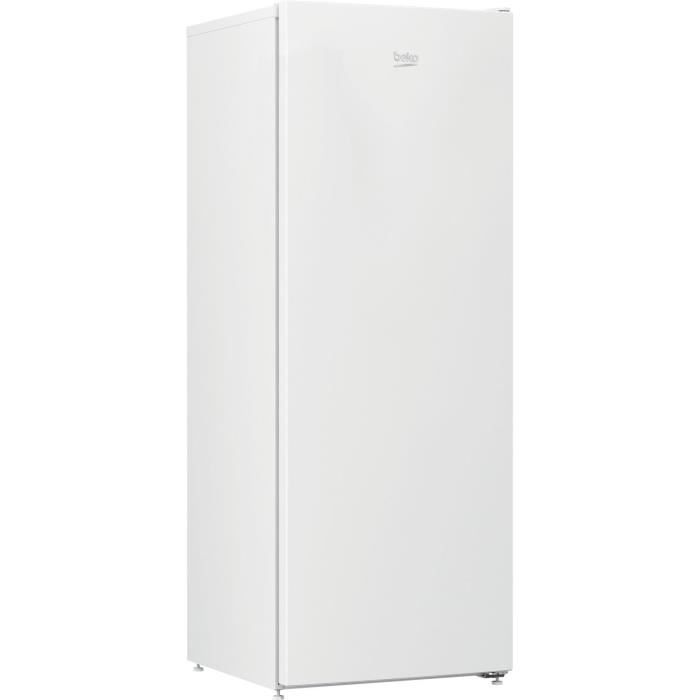 CongÈlateur armoire - BEKO - RFSM200T40WN - Classe E - 196 L - 145,7 x 54 x 57,5 cm - Blanc