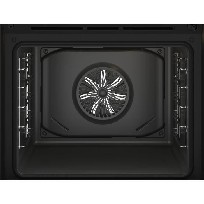 Four encastrable Pyrolyse Chaleur pulsée BEKO BBIM11300XMP Inox - Porte froide - 72L - Classe A+